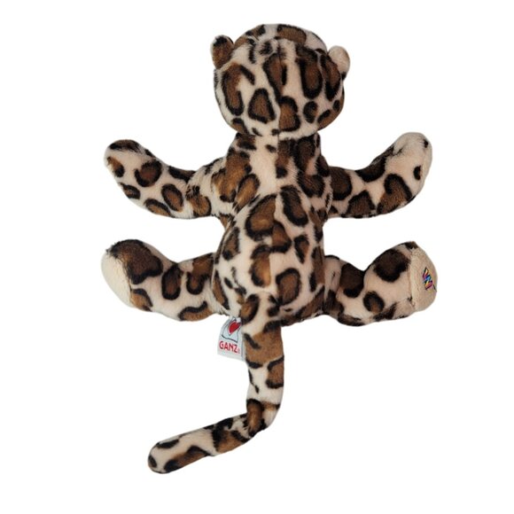Webkinz Spotted Leopard Plush Brown Stuffed Animal Beans Ganz No Codes HM182 - Picture 5 of 11